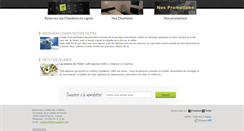 Desktop Screenshot of hotel4vallees.com