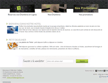 Tablet Screenshot of hotel4vallees.com